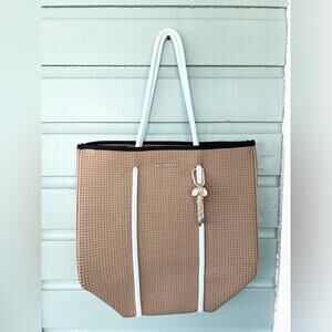 Mayamar NWOT maya neoprene tote bag perforated scuba bag shoulder beach summer